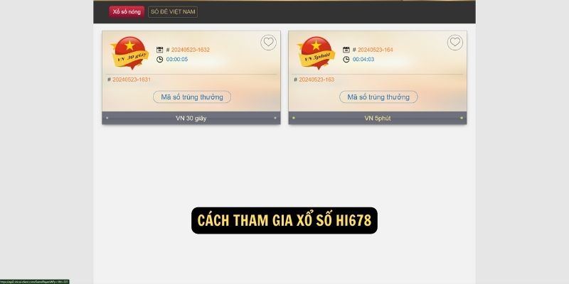 Cách Tham Gia Xổ Số hi678