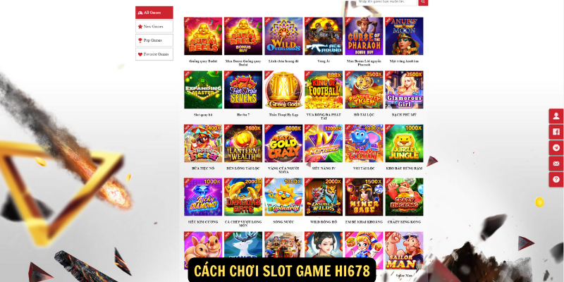 Cách chơi slot game hi678